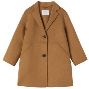 Zara Kids Tan Pea Coat